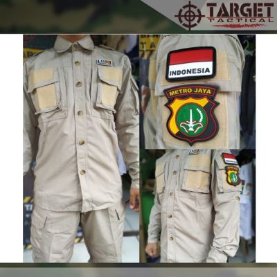 Kemeja Tactical 5.11 Panjang - Krem