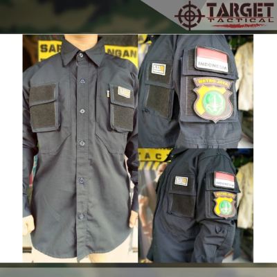 Kemeja Tactical 5.11 Panjang - Biru Dongker