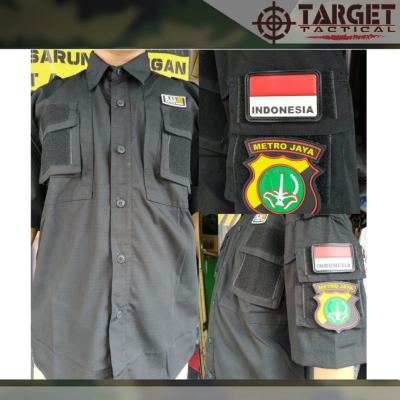Kemeja Tactical 5.11 Pendek - Hitam