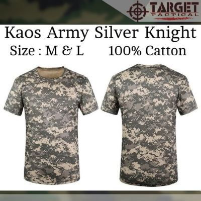 Kaos Loreng Silver Knight - Accupad