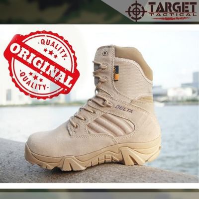 Sepatu Tactical Delta 8 Inch - Krem