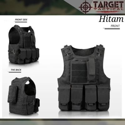 Rompi Tactical Silver Knight Import Original - Hitam